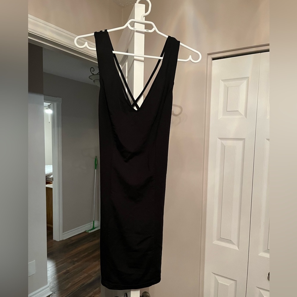 Strappy little black dress